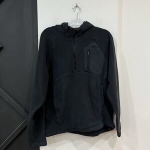 Under Armour Microfleece Black Hoodie Jacket Size Medium